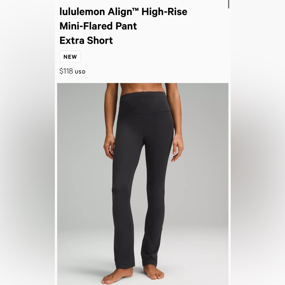 lululemon Align High-Rise Mini-Flared Pant